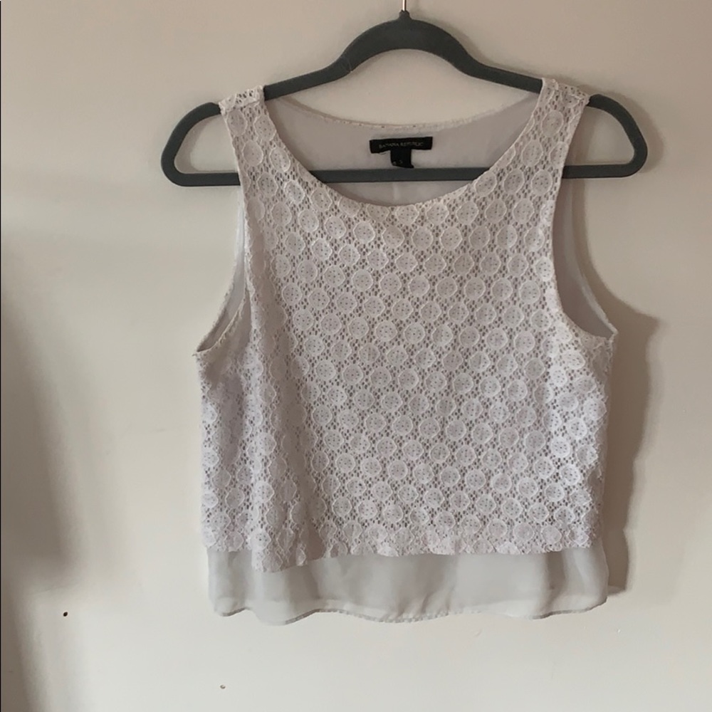 Tank top lace blouse
